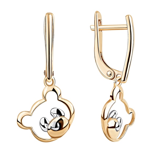 Серьги из серебра без вставок в ювелирном интернет-магазине