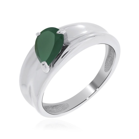 Купить кольцо из серебра с агатом в интернет-магазине KRASNOE