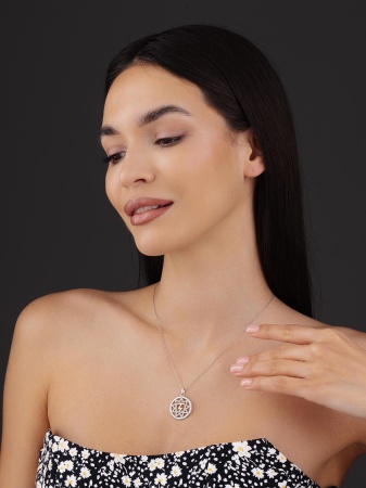 Купить подвеска из серебра без вставок