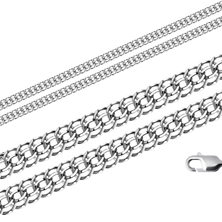 Цепь из серебра без вставок