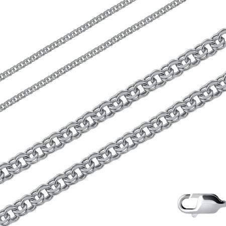 Купить браслет из серебра без вставок