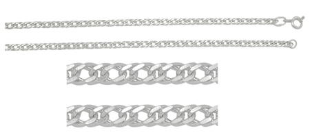 Цепь из серебра без вставок