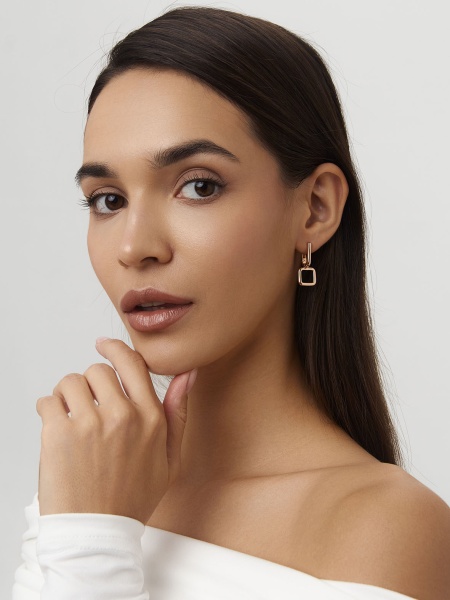 Серьги из серебра без вставок в ювелирном интернет-магазине