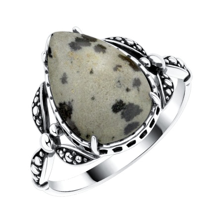 Купить кольцо из серебра с яшмой в интернет-магазине KRASNOE