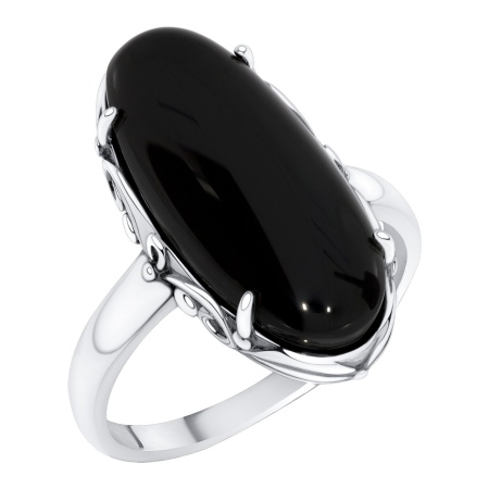 Купить кольцо из серебра с агатом в интернет-магазине KRASNOE
