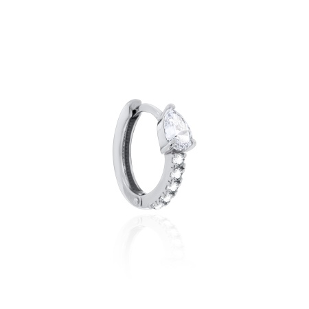 Серьга из серебра с фианитом 2340204989л от KRASNOE, металл Серебро, вставка Фианит