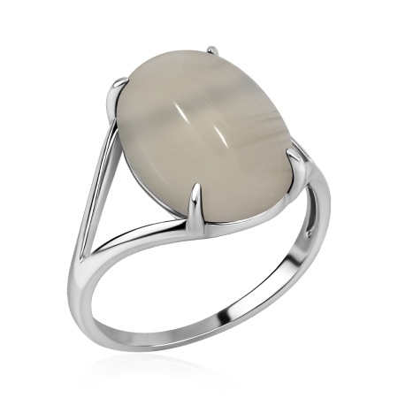 Купить кольцо из серебра с агатом в интернет-магазине KRASNOE