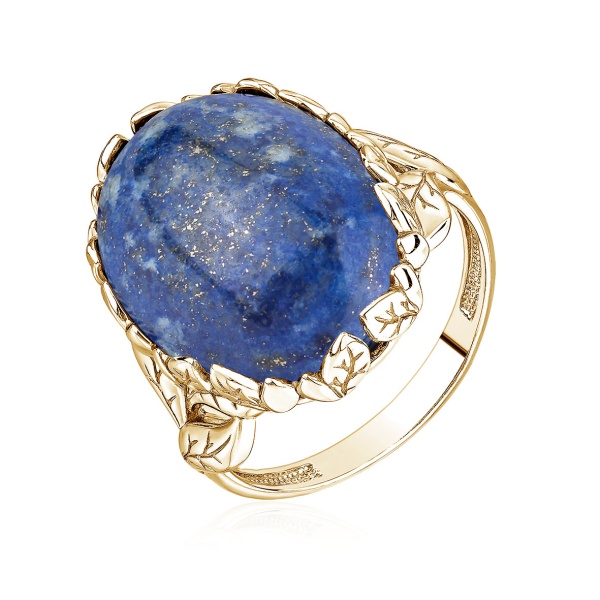 Купить кольцо из серебра с лазуритом в интернет-магазине KRASNOE