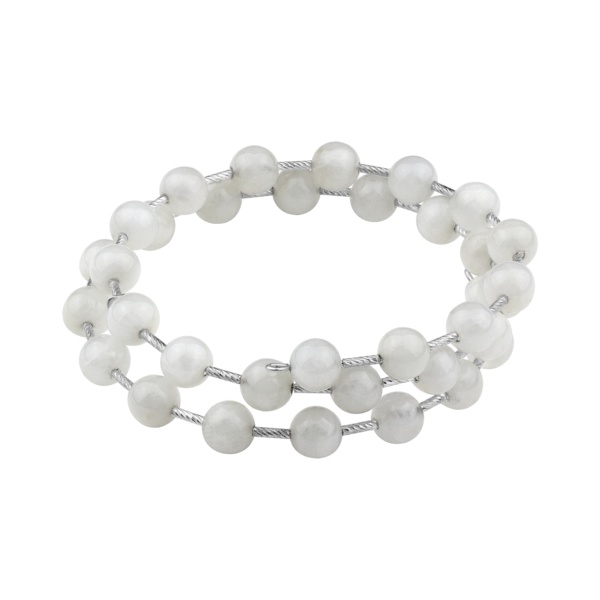 Купить браслет из серебра с лунным каменем