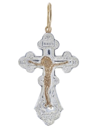 Крест из серебра