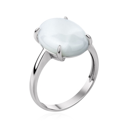 Купить кольцо из серебра с перламутром в интернет-магазине KRASNOE