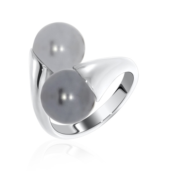 Купить кольцо из серебра с жемчугом в интернет-магазине KRASNOE