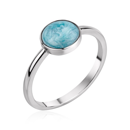 Купить кольцо из серебра с эмалью в интернет-магазине KRASNOE