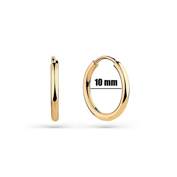 Серьги из золота без вставок 002-0442-0000-010 от KRASNOE, металл Золото, вставка 