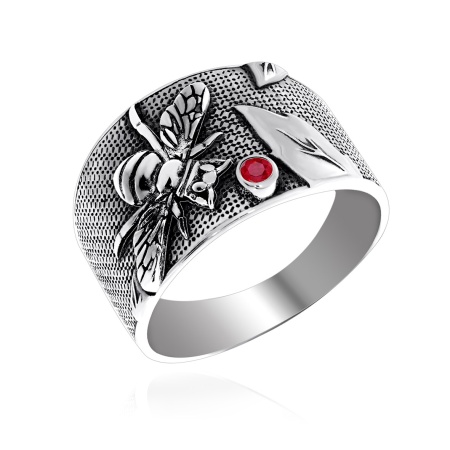 Купить кольцо из серебра с корундом в интернет-магазине KRASNOE