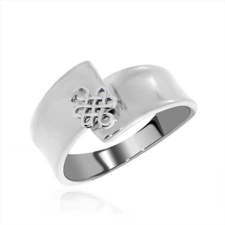 Купить кольцо из серебра без вставок в интернет-магазине KRASNOE