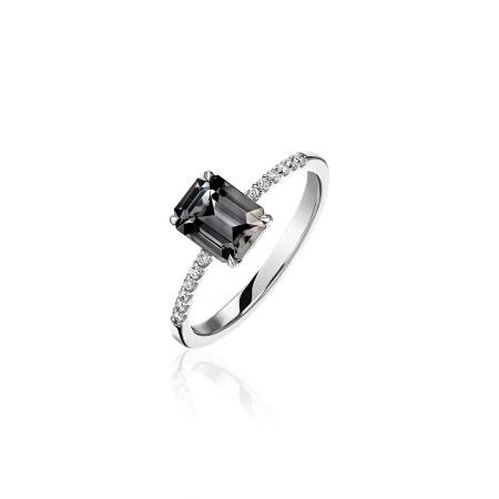 Купить кольцо из золота со шпинелью и бриллиантами в интернет-магазине KRASNOE