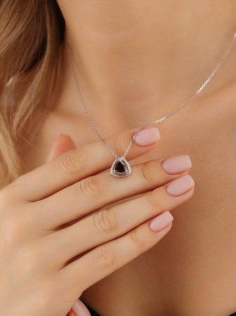 Купить подвеска из серебра с гранатом