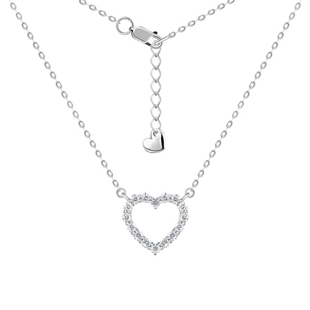 Колье из серебра с фианитами 8340204777-3-38