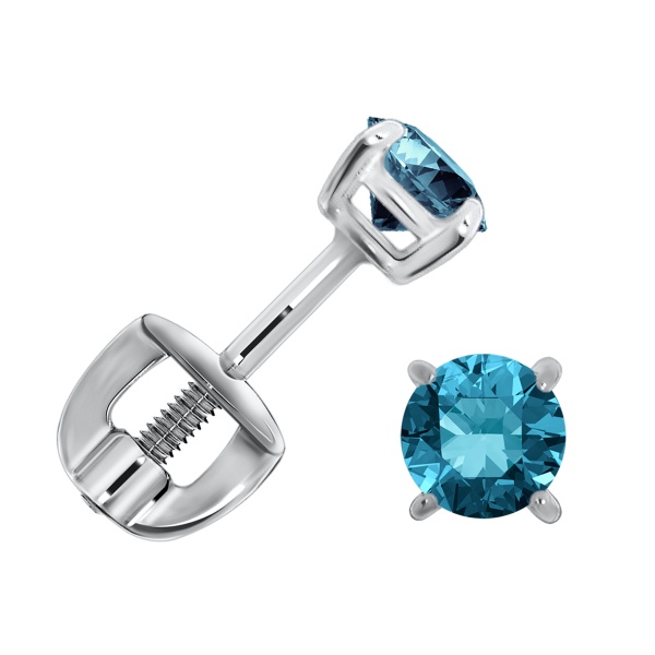 Пусеты из серебра с кристалл ювелирныйами П340290040-76 от KRASNOE, металл Серебро, вставка Кристалл ювелирный