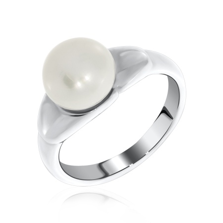 Купить кольцо из серебра с жемчугом в интернет-магазине KRASNOE