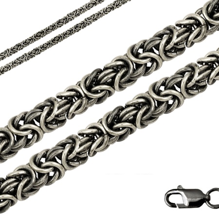 Цепь из серебра без вставок