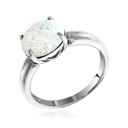 Купить кольцо из серебра с опалом в интернет-магазине KRASNOE