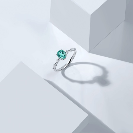 Купить кольцо из золота с турмалином и бриллиантами в интернет-магазине KRASNOE