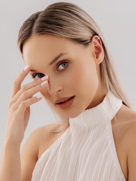 Серьги из серебра без вставок