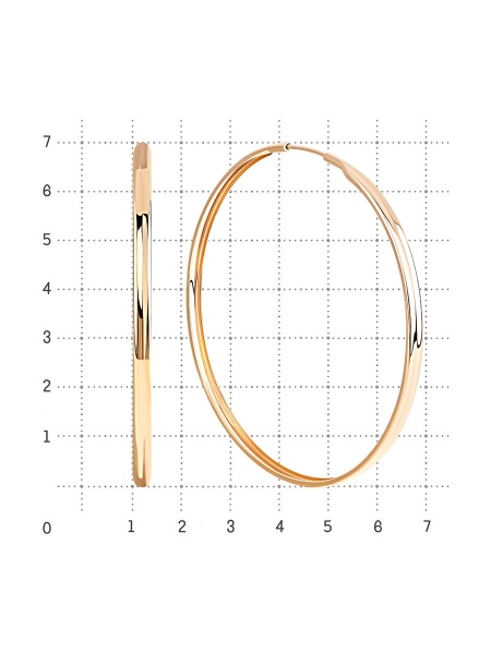 Серьги из серебра без вставок со скидкой