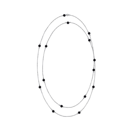 Колье из серебра с авантюрином 8340366197-110-80