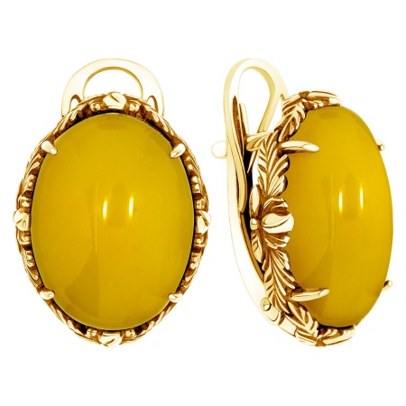 Серьги из серебра с агатами 2320395150-50 от KRASNOE, металл Серебро, вставка 