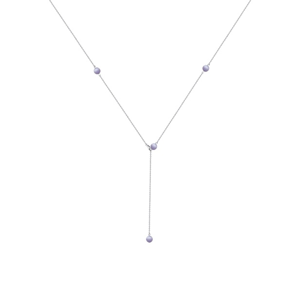 Колье из серебра с агатами 8340396213-4-84