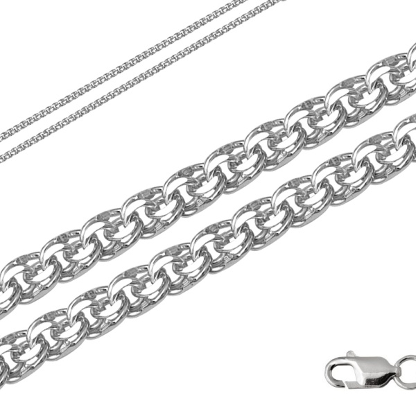 Купить цепь из серебра без вставок Купить цепь из серебра без вставок