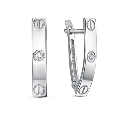 Серьги из серебра