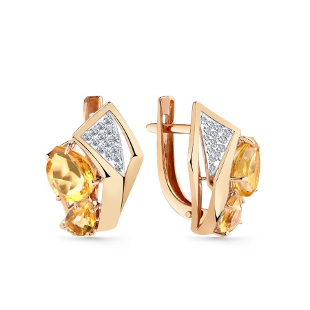 Серьги из золота 02-3-515-1001-011 от KRASNOE, металл Золото, вставка 