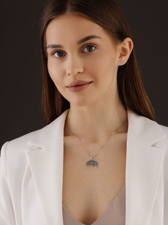 Купить подвеска из серебра без вставок