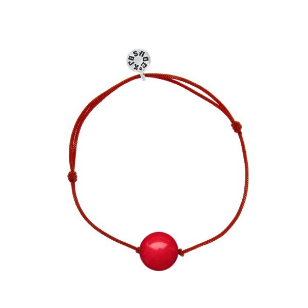 Купить браслет из серебра с кораллом