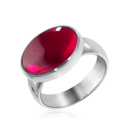 Купить кольцо из серебра с агатом в интернет-магазине KRASNOE