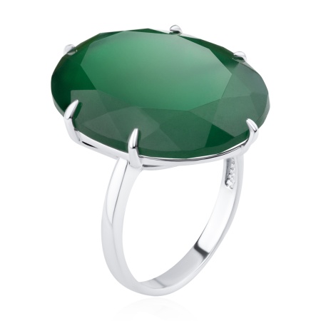 Купить кольцо из серебра с агатом в интернет-магазине KRASNOE