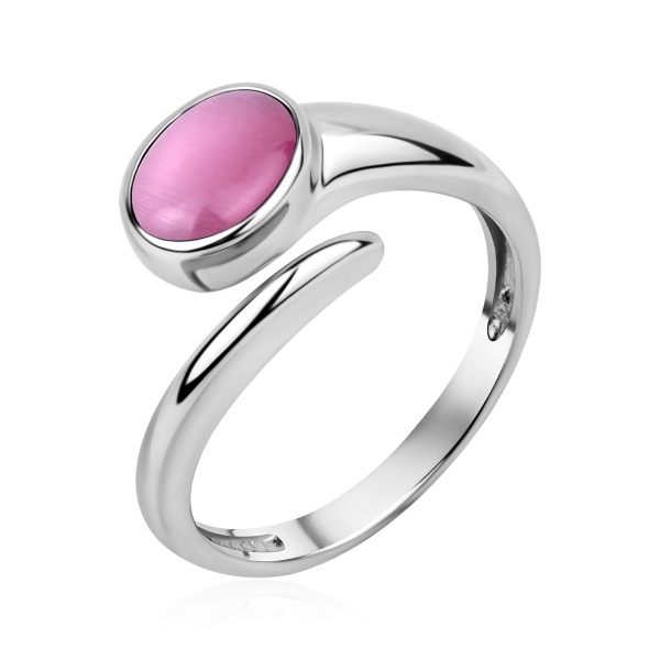 Купить кольцо из серебра с кошачим глазом в интернет-магазине KRASNOE