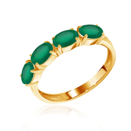 Купить кольцо из серебра с агатами в интернет-магазине KRASNOE