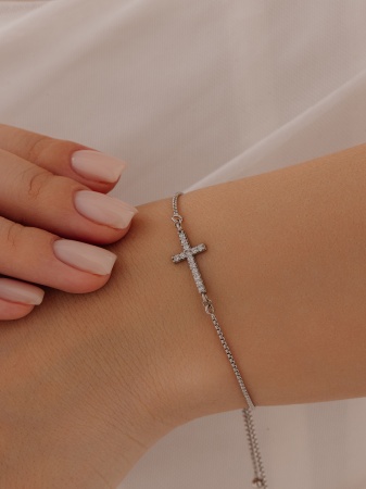 Купить браслет из серебра с фианитами Купить браслет из серебра с фианитами