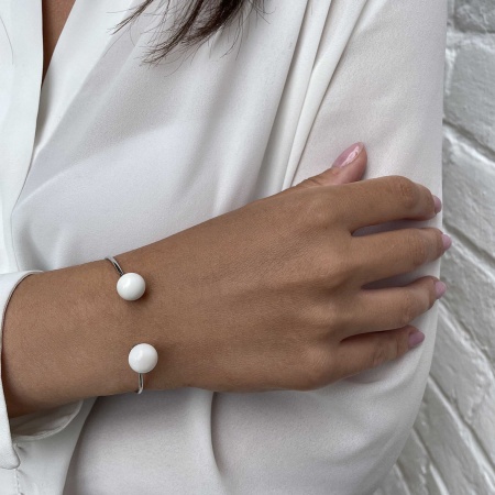 Купить браслет из серебра с агатом