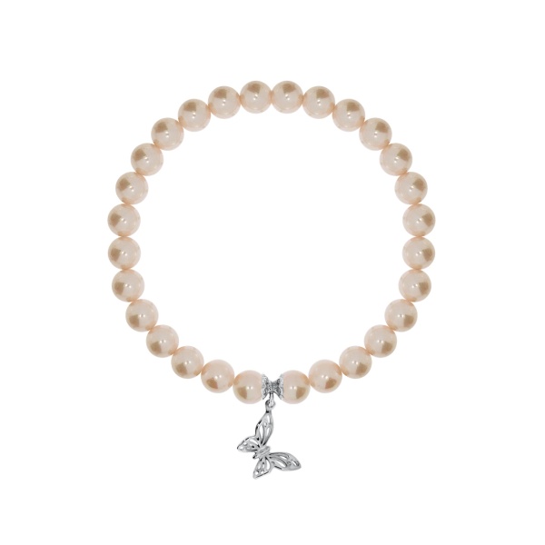 Купить браслет из серебра с жемчугом