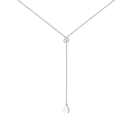 Колье из серебра с хрусталём 8340523226-45