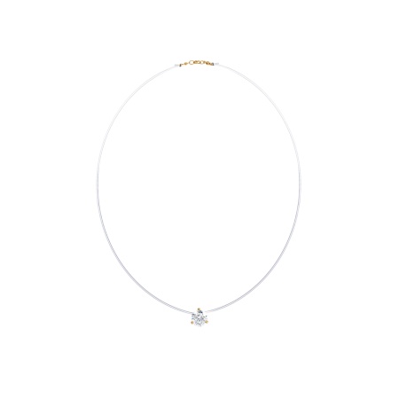 Колье из серебра с фианитом 8320203058-38