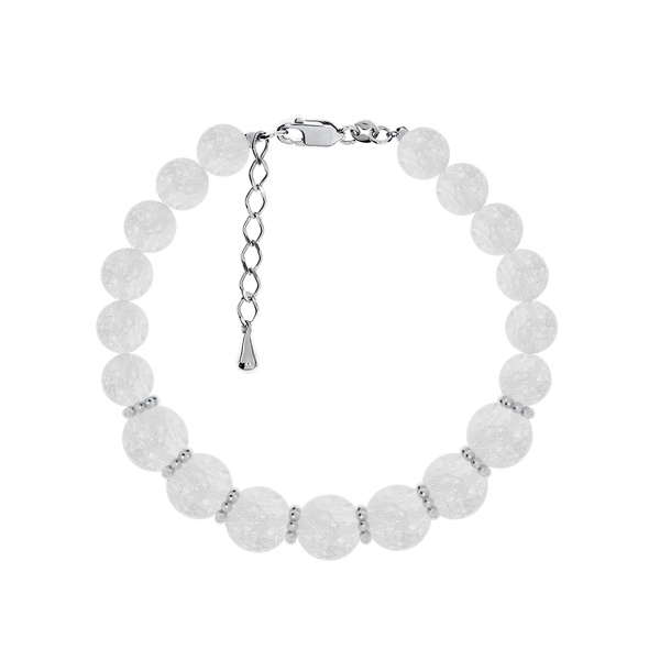 Купить браслет из серебра с кварцем