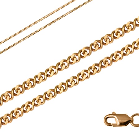 Цепь из серебра без вставок