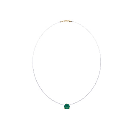 Колье из серебра с агатом 8320393058-60-42